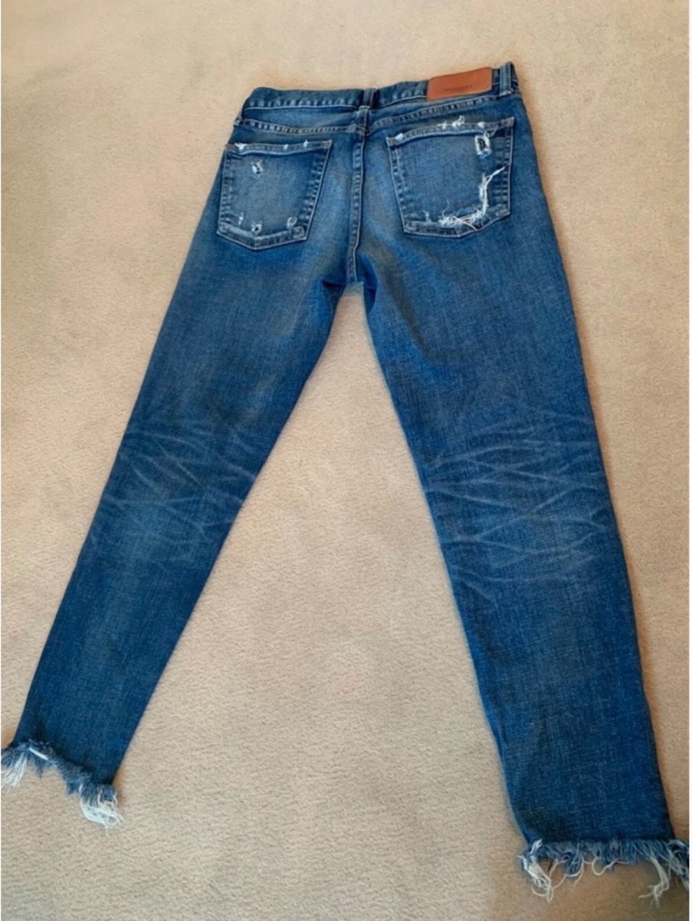 Moussy Vintage Women Blue Jeans Size 28, ankle, Japan rare find